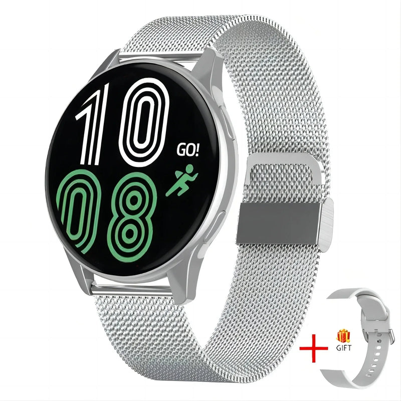 Novo relógio inteligente masculino amoled assistente de voz bluetooth chamada mostrador personalizado monitor de oxigênio no sangue esportes fitness smartwatch feminino