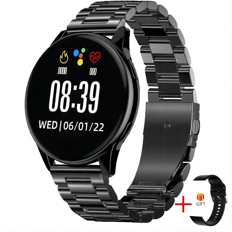 Novo relógio inteligente masculino amoled assistente de voz bluetooth chamada mostrador personalizado monitor de oxigênio no sangue esportes fitness smartwatch feminino