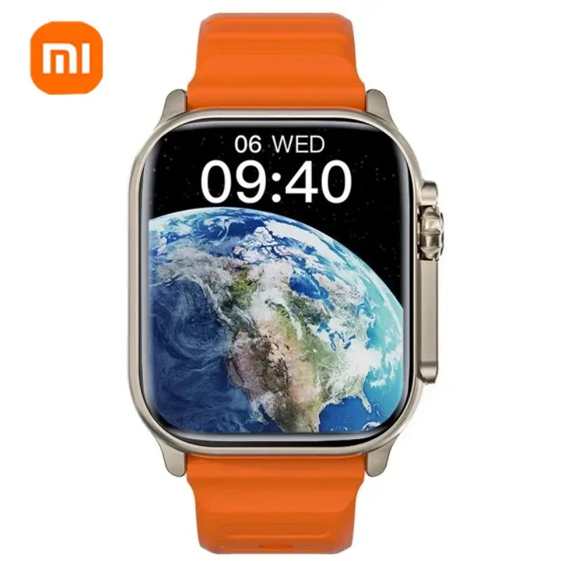 Xiaomi T900Ultra Smartwatch Bluetooth Talk Smartwatch Alerta de mensagem Monitor de frequência cardíaca Relógio esportivo para Android IOS Homens Mulheres