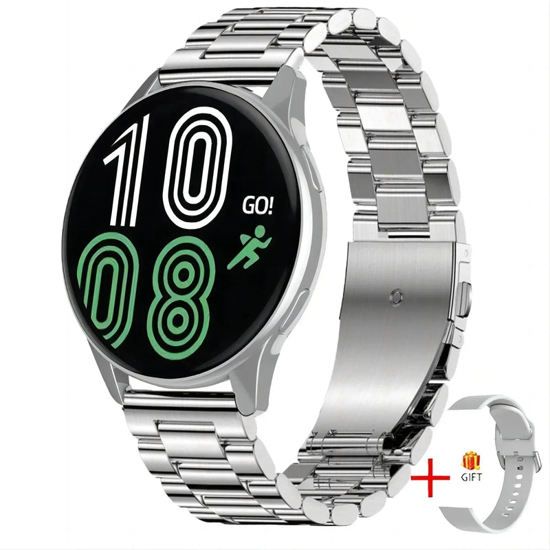 Novo relógio inteligente masculino amoled assistente de voz bluetooth chamada mostrador personalizado monitor de oxigênio no sangue esportes fitness smartwatch feminino