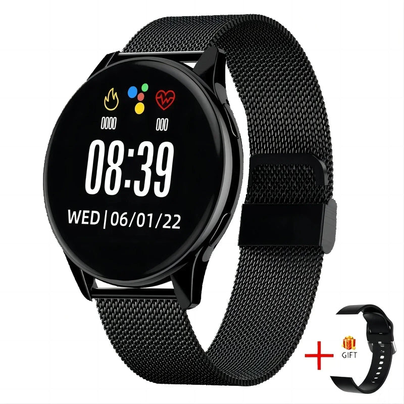 Novo relógio inteligente masculino amoled assistente de voz bluetooth chamada mostrador personalizado monitor de oxigênio no sangue esportes fitness smartwatch feminino